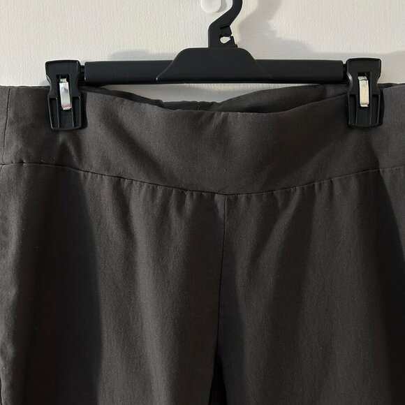 Chadwick's of Boston Gray Bi-Stretch Pull on Straight Leg Pants - Picture 2 of 4